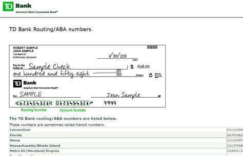 Routing number for td bank fl - CheckComposer.com and RoutingNumber.ABA.com feature online reverse routing number look-up tools whereby consumers may find a bank name based on a routing number, according to Check...